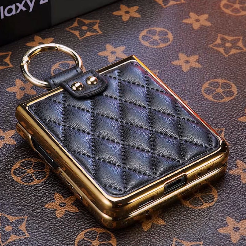 Creative Electroplating Diamond Protective Cover For Samsung Galaxy Z Flip4 Flip3 5G - GiftJupiter