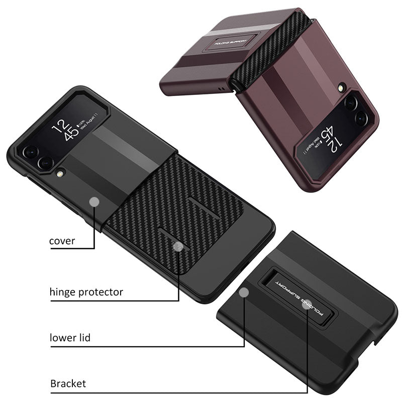 NEWEST Ultra-thin Frosted Magnetic Stand Cover For Samsung Galaxy Z Flip 4 5G - GiftJupiter