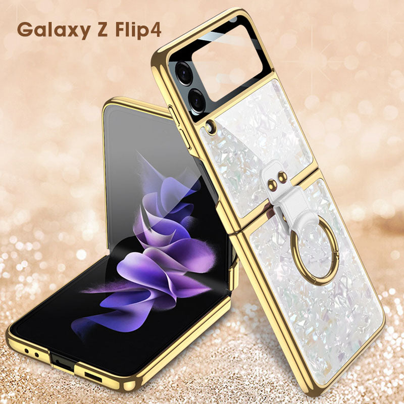 Electroplating Ring Bracket Suitable For Samsung Galaxy Z Flip3/4  Case