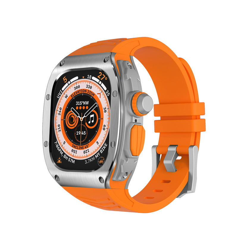 Luxury Metal Case Strap For Apple Watch Ultra 49mm - mycasety2023 Mycasety