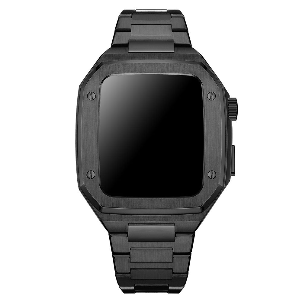 Luxury Metal Case Strap For Apple Watch Series