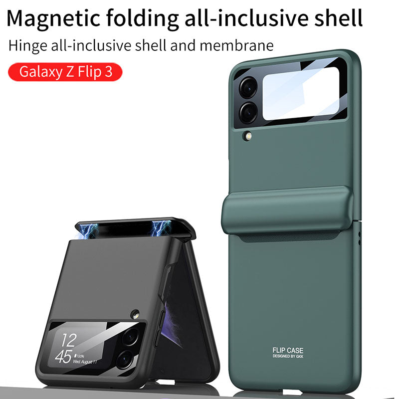 Magnetic All-included Shockproof Plastic Hard Cover For Samsung Galaxy Flip4 Flip3 5G - GiftJupiter
