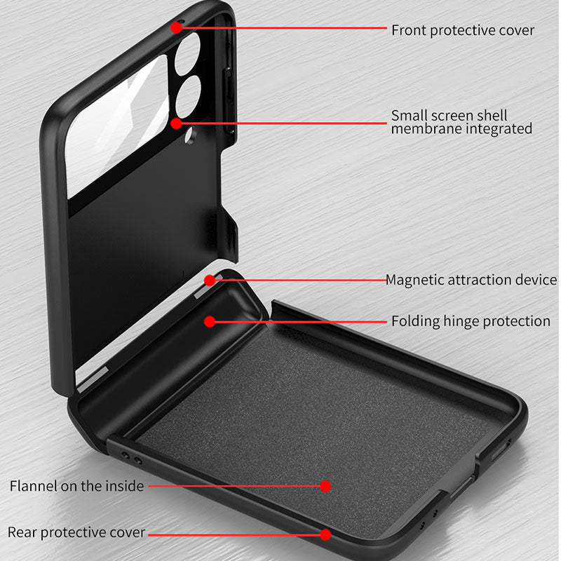 Magnetic All-included Shockproof Plastic Hard Cover For Samsung Galaxy Flip4 Flip3 5G - GiftJupiter