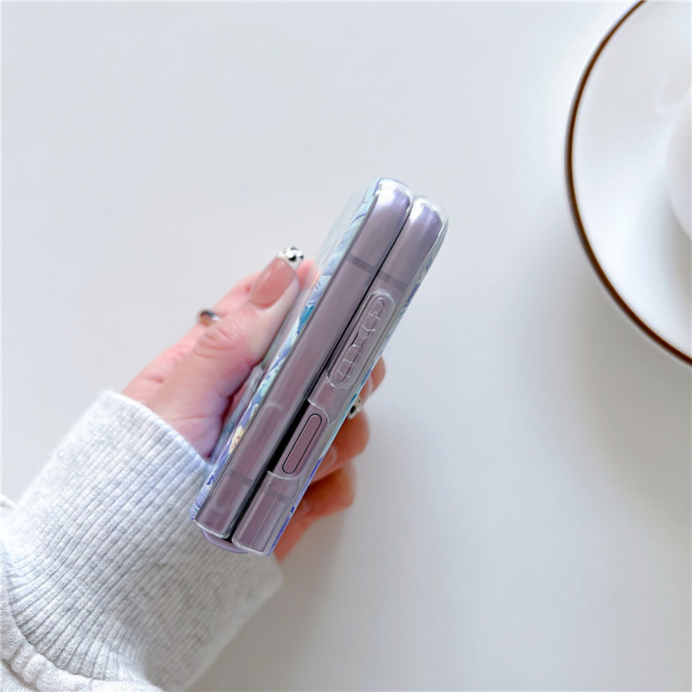 Oil Painting Flower Samsung Galaxy Flip4 Flip3 Case