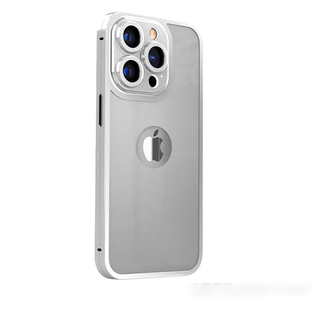 360 Degree Titanium Alloy Comprehensive Protective Integrated Phone Case With Protective Film For iPhone