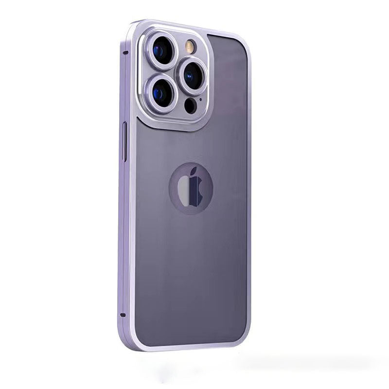 360 Degree Titanium Alloy Comprehensive Protective Integrated Phone Case With Protective Film For iPhone