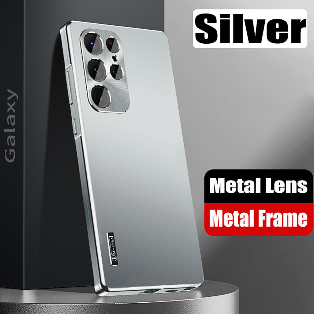 Newest Magnetic Close Aluminum Alloy Metal Case For Samsung Galaxy S24 S23Ultra