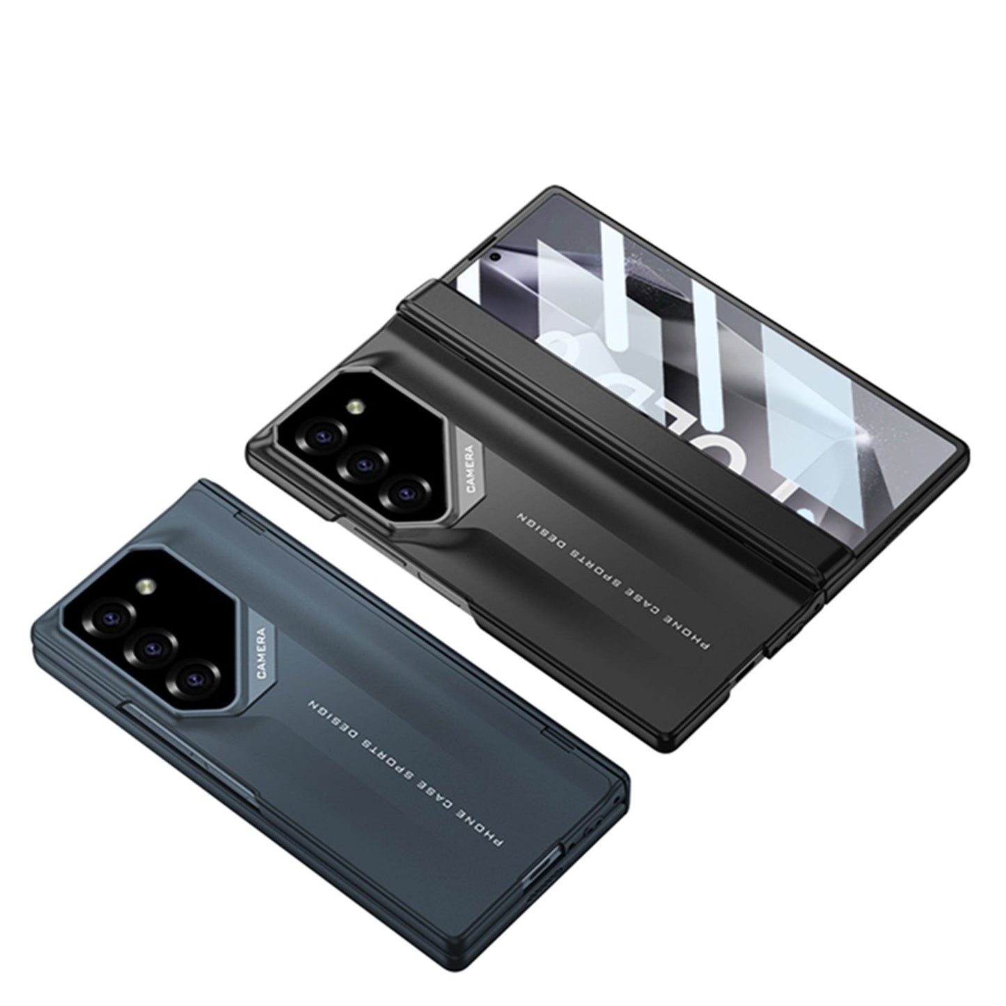 SPORTS DESIGN | Magnetic Hinge Shockproof Phone Case With Screen Protector For Galaxy Z Fold 6/5/4/3