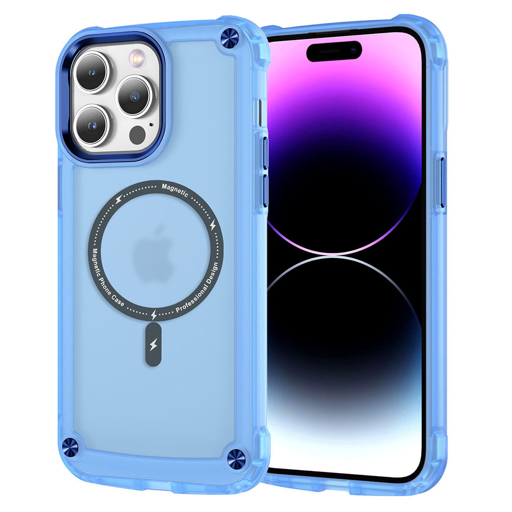 Magnetic Four-Corner Drop-Proof Frosted Phone Case For iPhone