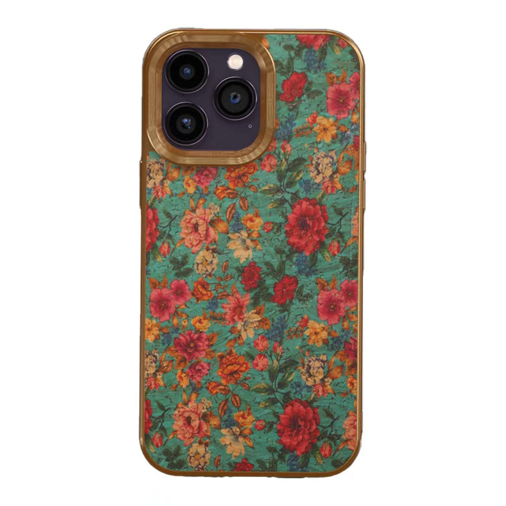 Newest Bohemian Electroplated Flower Phone Case For iPhone