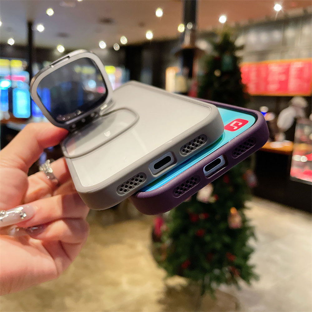 Highly Transparent Acrylic Sunglasses Lens Protection Bracket Anti-Fall Phone Case For iPhone