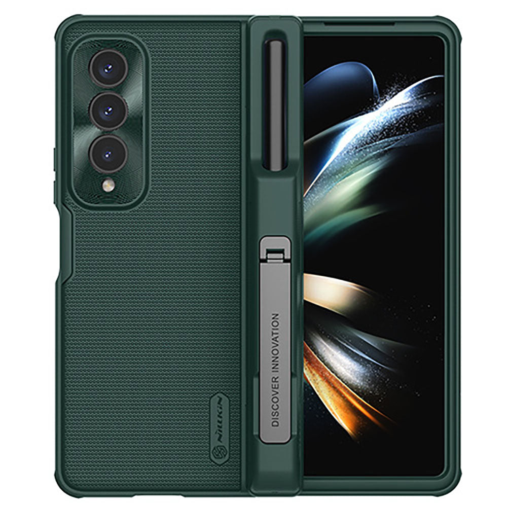 Samsung Galaxy Z Fold 4 5G Frosted Shield Holder Case With S Pen Slot