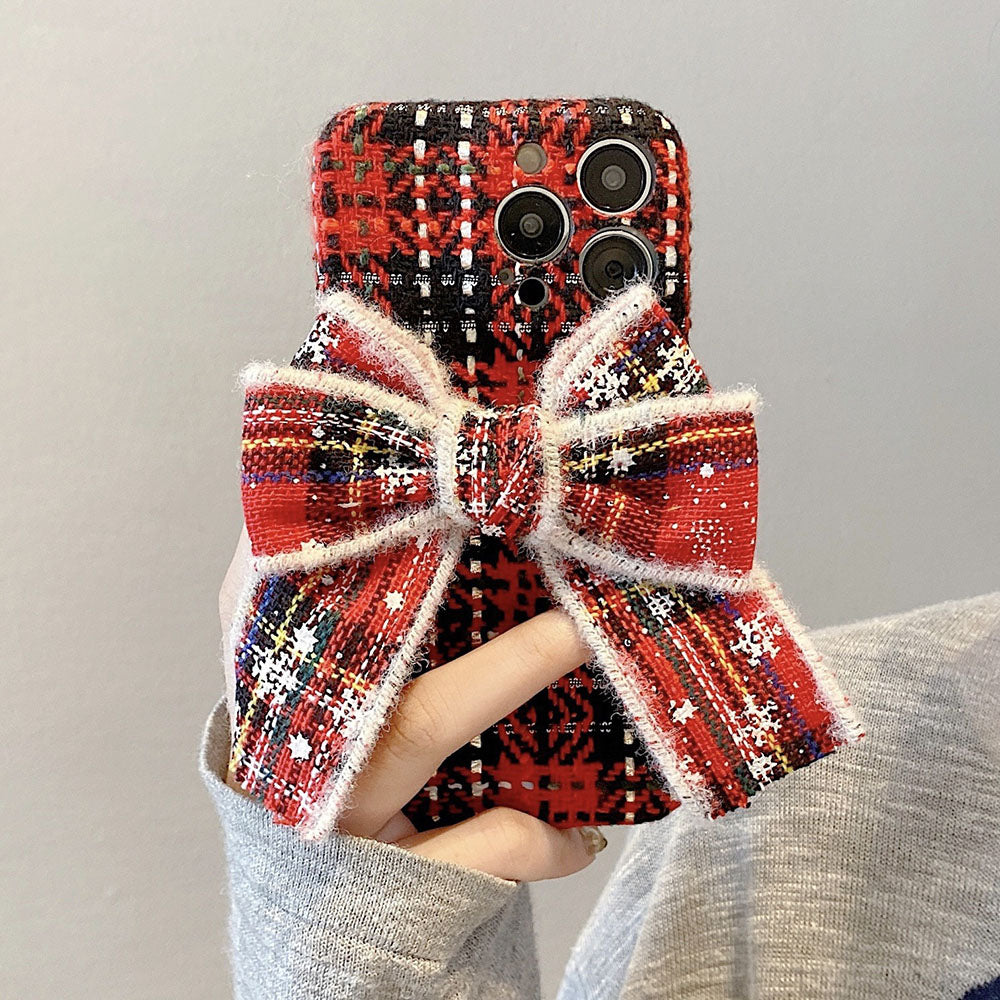 Christmas Bow Phone Case For iPhone