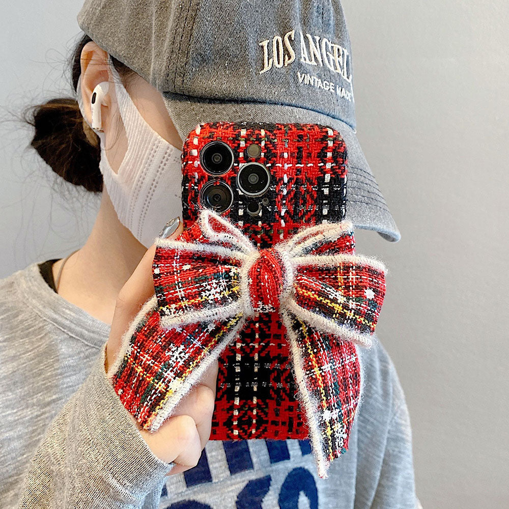 Christmas Bow Phone Case For iPhone