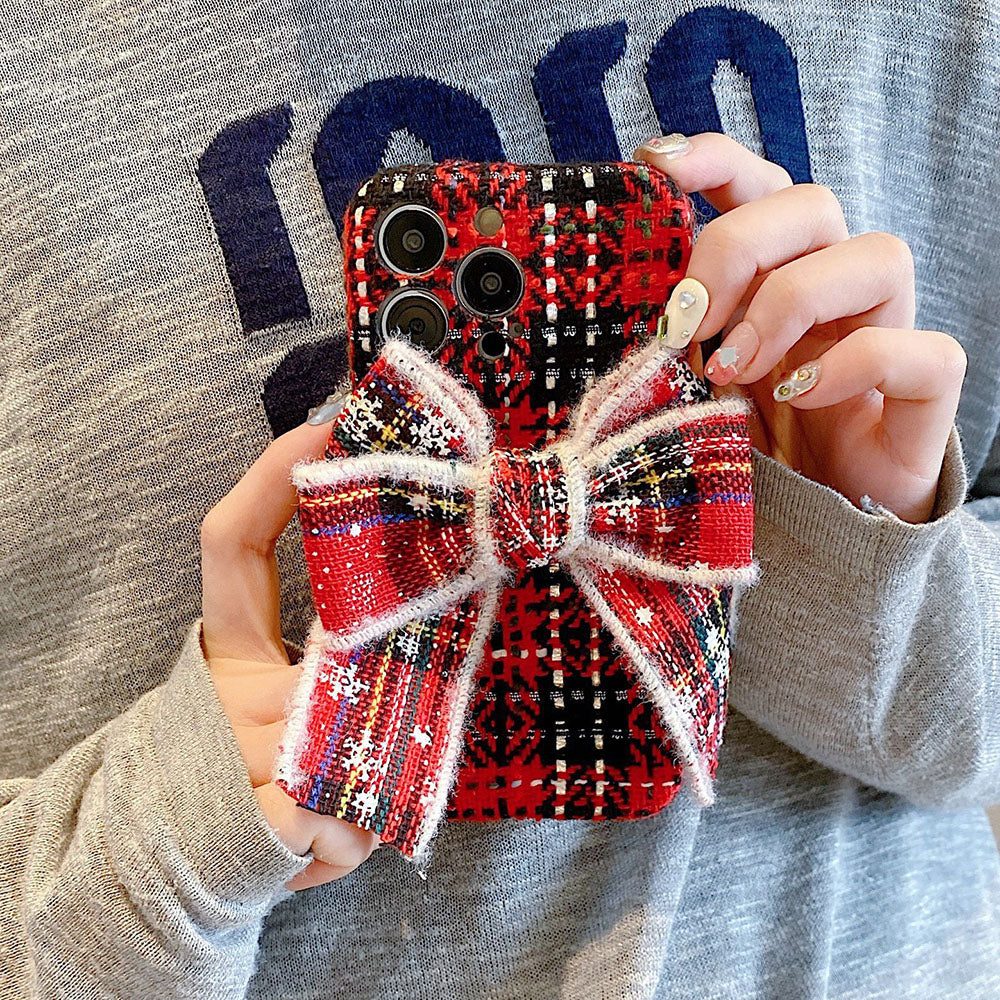 Christmas Bow Phone Case For iPhone