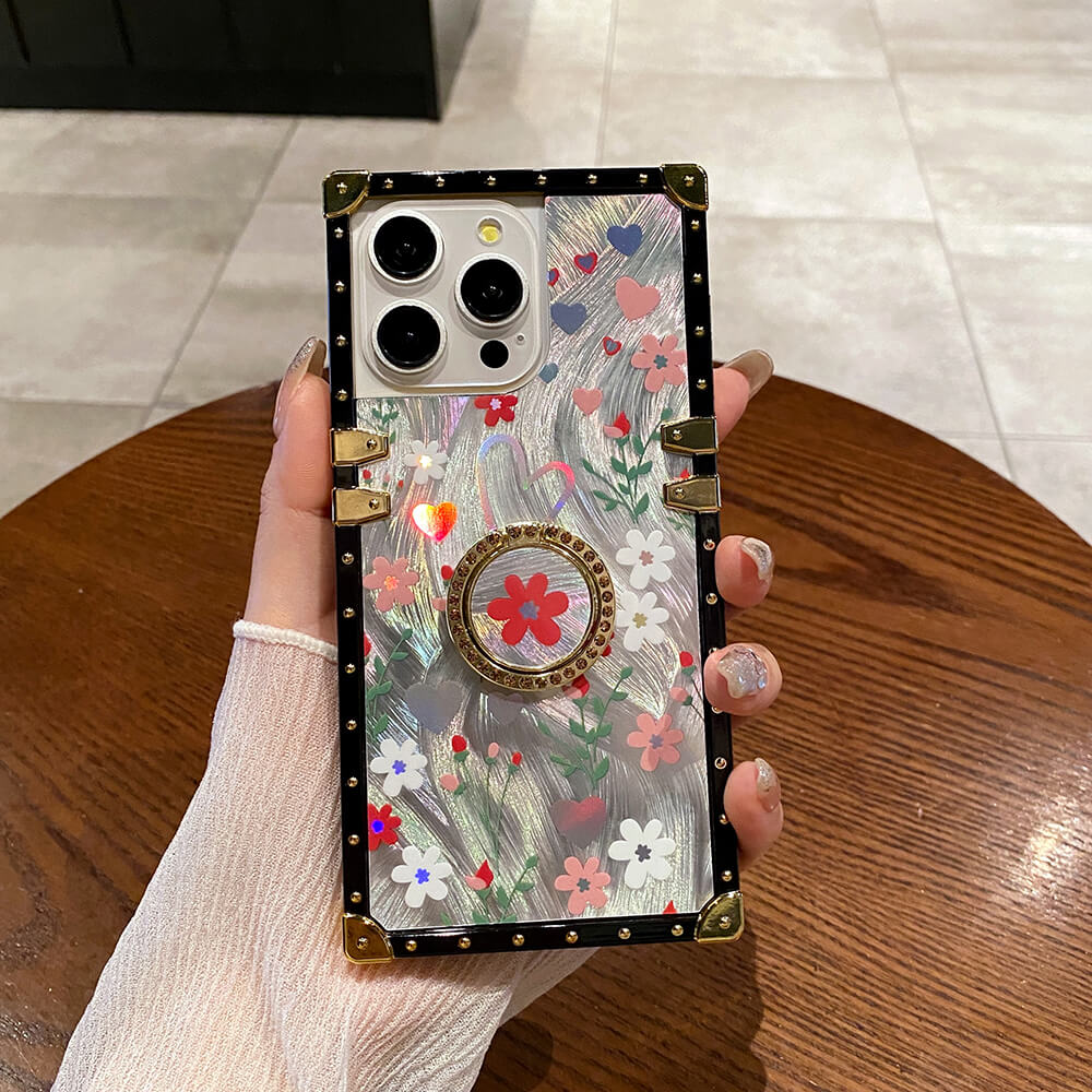 Three-Dimensional Flower Laser Phone Case