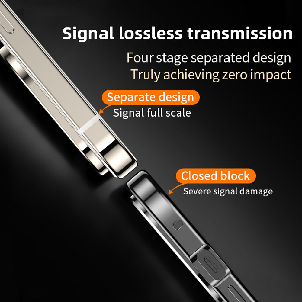 High-End Titanium Steel Phone Case For iPhone