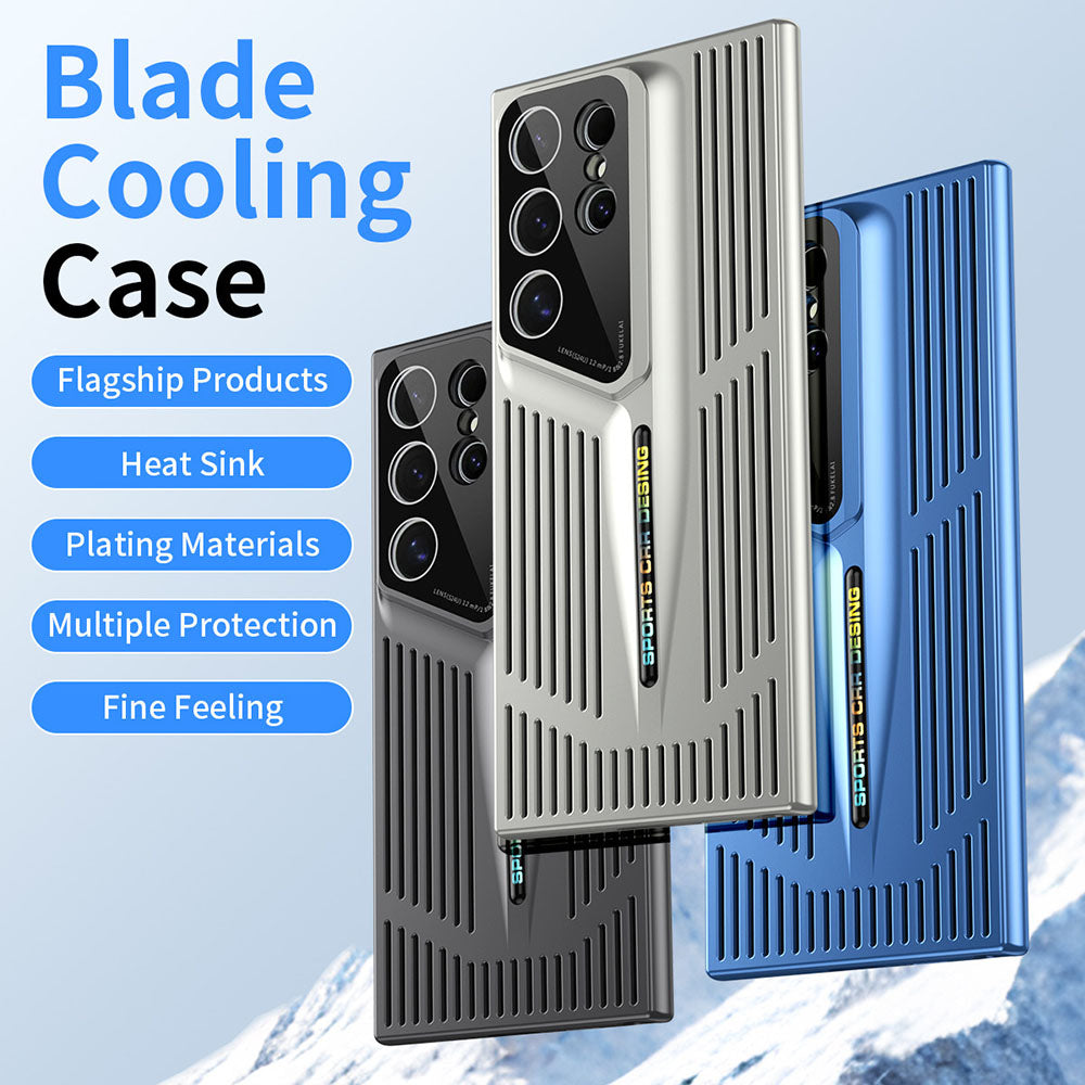 Newest Summer Blade Cooling Phone Case For Samsung Galaxy