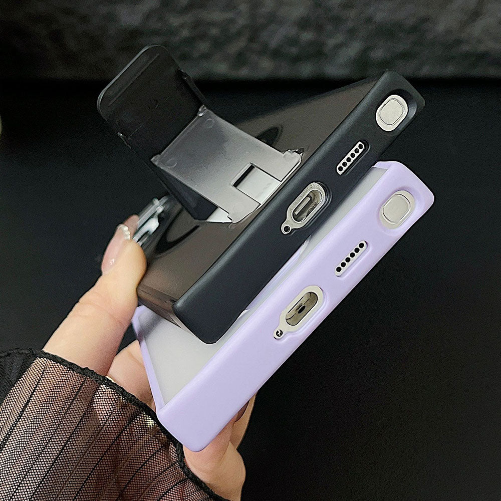 Frosted Anti-Fall Protection Magnetic Bracket Phone Case For Samsung