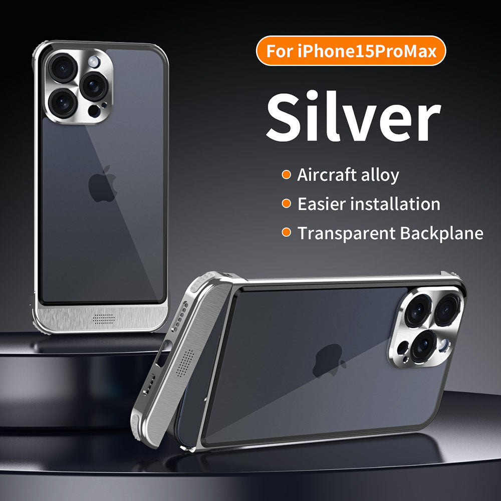 Aluminum Alloy Frameless Powerful Heat Dissipation Easy to Install Silicone Pad Aroma Phone Case For iPhone