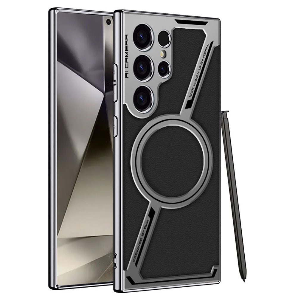 High-end Business Leather Magnetic Phone Case For Samsung Galaxy