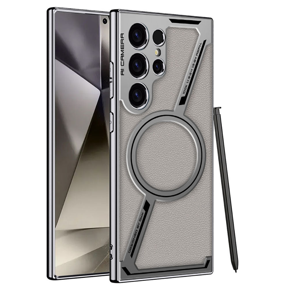 High-end Business Leather Magnetic Phone Case For Samsung Galaxy