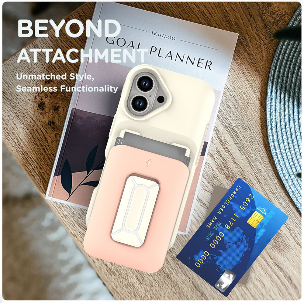 Macaron Sliding Card Holder Stand Phone Case