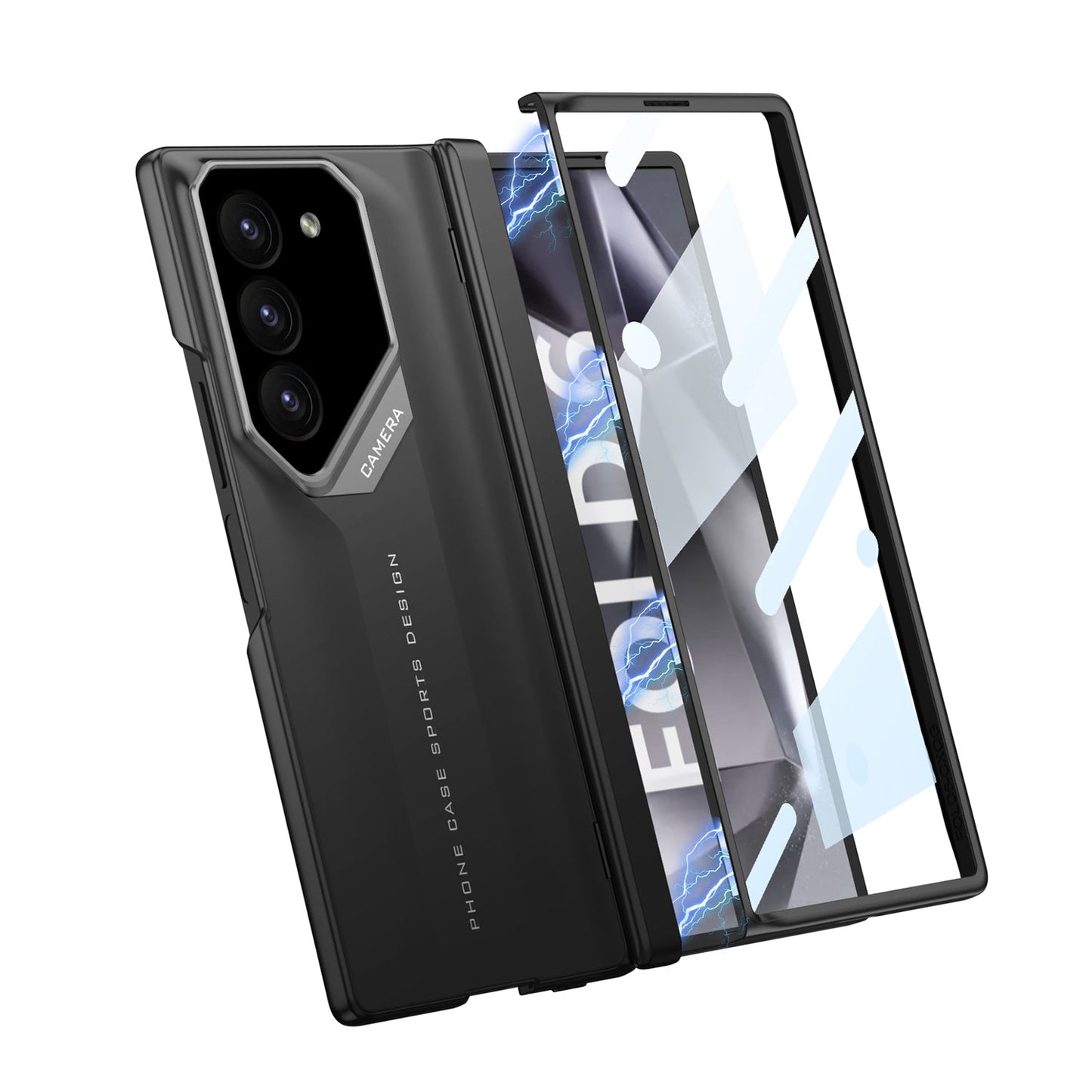 SPORTS DESIGN | Magnetic Hinge Shockproof Phone Case With Screen Protector For Galaxy Z Fold 6/5/4/3