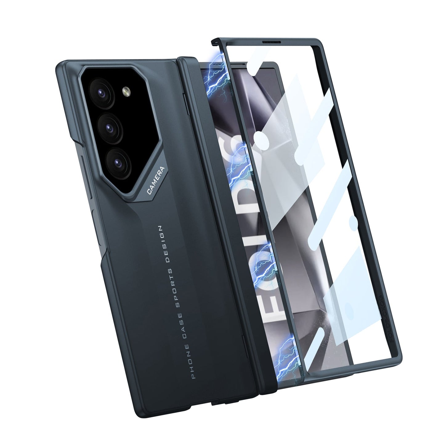 SPORTS DESIGN | Magnetic Hinge Shockproof Phone Case With Screen Protector For Galaxy Z Fold 6/5/4/3