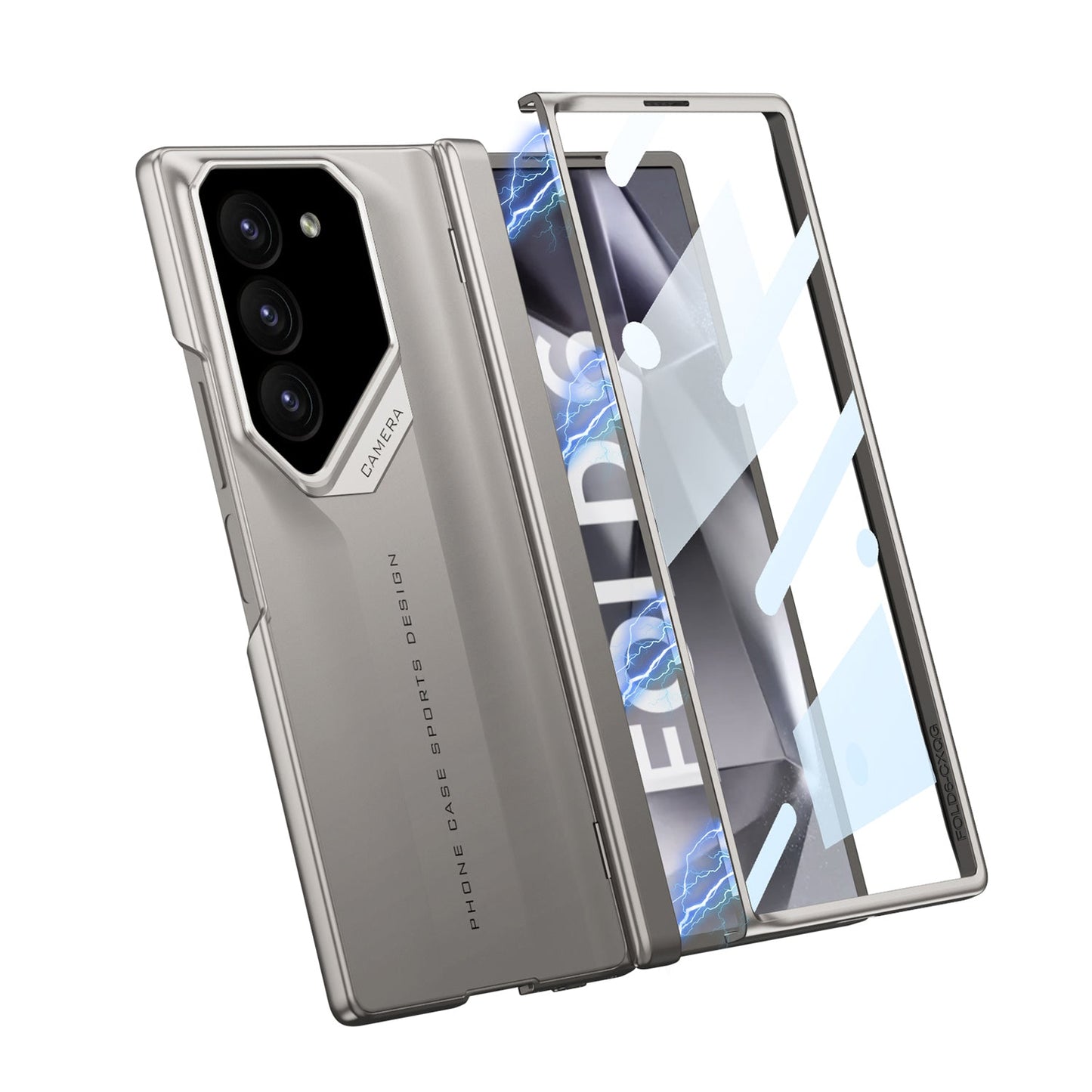 SPORTS DESIGN | Magnetic Hinge Shockproof Phone Case With Screen Protector For Galaxy Z Fold 6/5/4/3