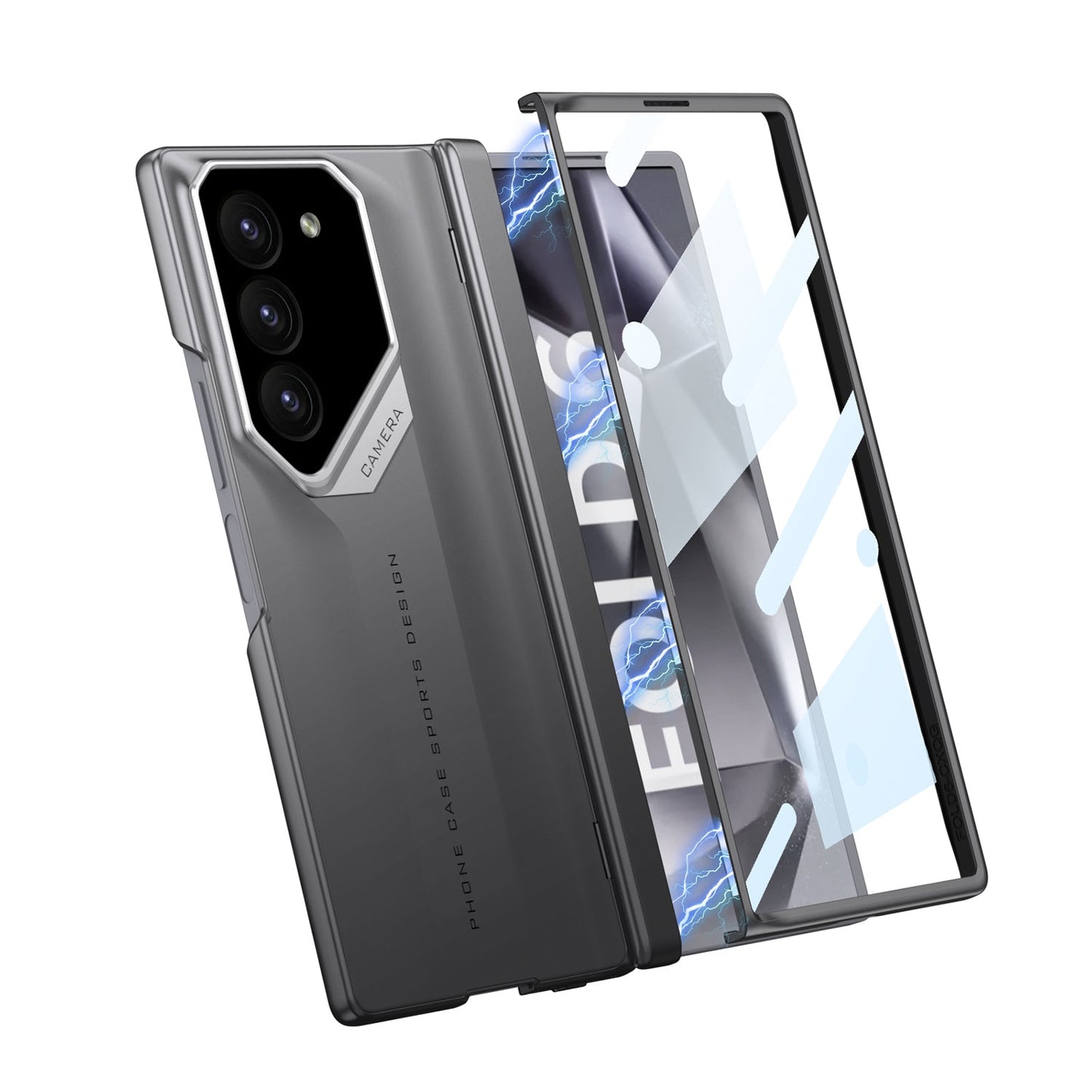 SPORTS DESIGN | Magnetic Hinge Shockproof Phone Case With Screen Protector For Galaxy Z Fold 6/5/4/3