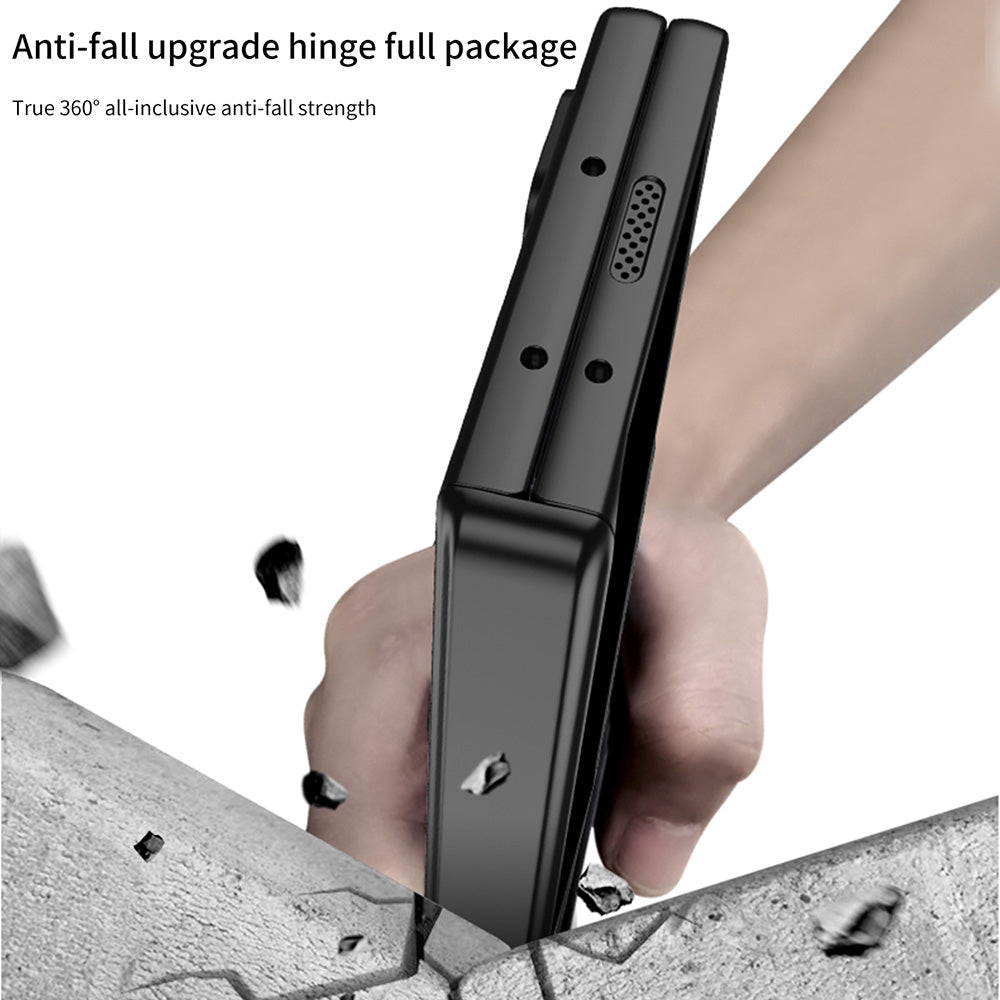 Magnetic Hinge Hidden Bracket All-included Case With Back Screen Protector For Samsung Galaxy Z Fold 6/5/4/3