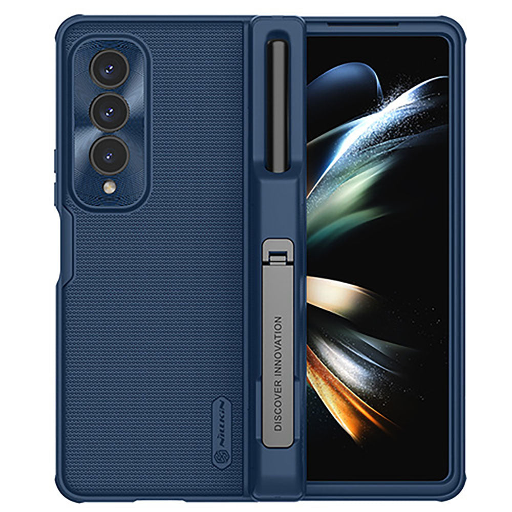 Samsung Galaxy Z Fold 4 5G Frosted Shield Holder Case With S Pen Slot