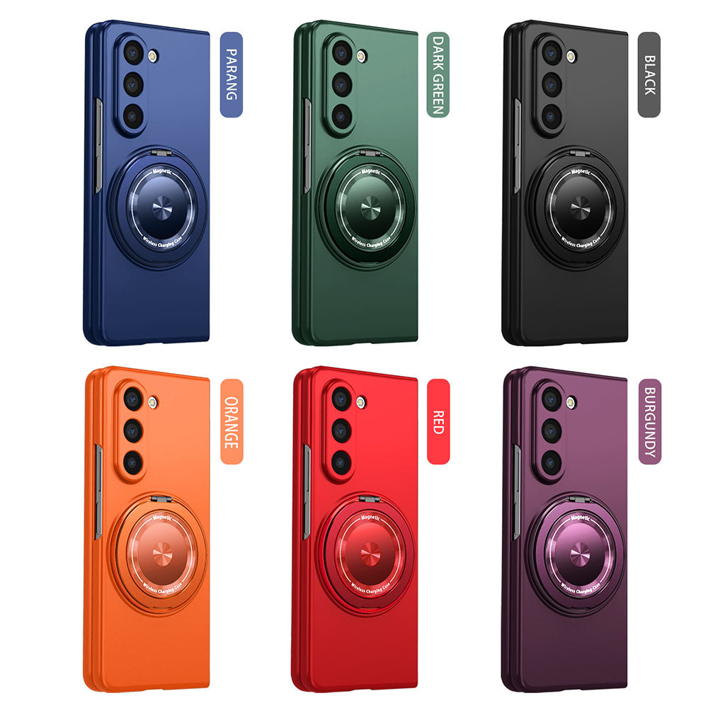 Magnetic Rotating Bracket Anti-fall Phone Case For Samsung Galaxy Z Fold 3 4 5