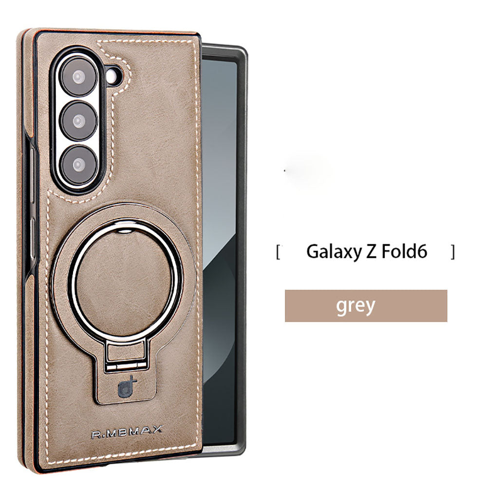 Premium Leather Magnetic Stand Business Phone Case For Galaxy Z Fold 6/5/4/3