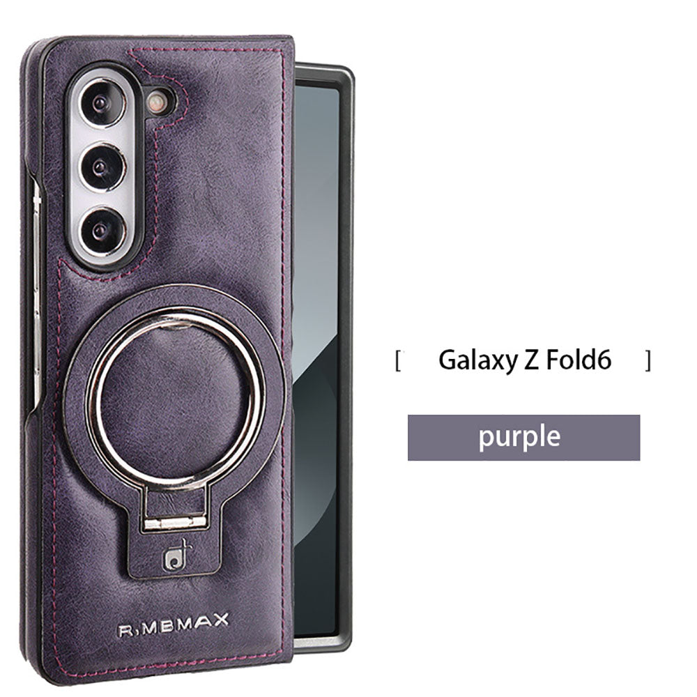 Premium Leather Magnetic Stand Business Phone Case For Galaxy Z Fold 6/5/4/3