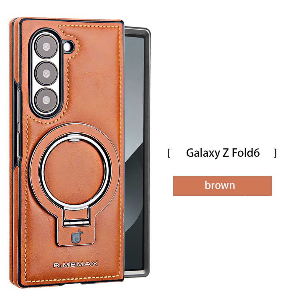 Premium Leather Magnetic Stand Business Phone Case For Galaxy Z Fold 6/5/4/3