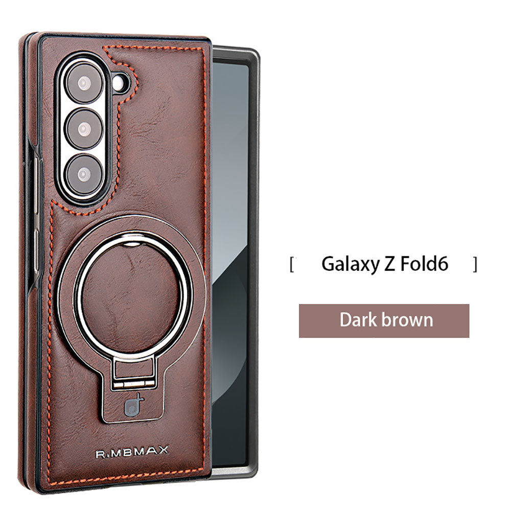 Premium Leather Magnetic Stand Business Phone Case For Galaxy Z Fold 6/5/4/3