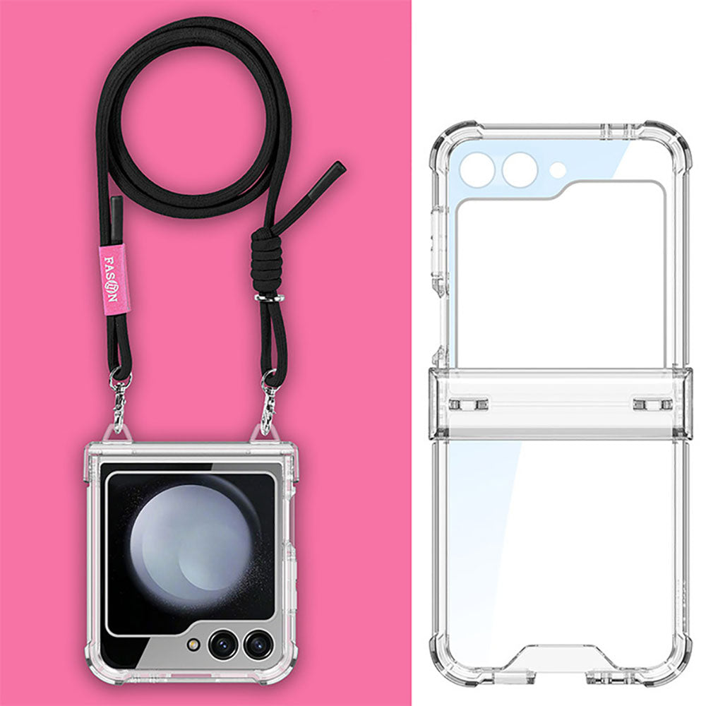 Transparent Airbag Protection Shoulder Bag Phone Case For Samsung Galaxy