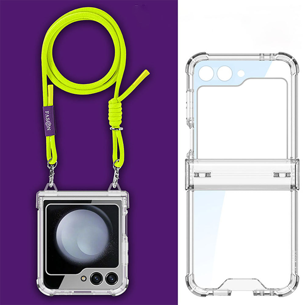 Transparent Airbag Protection Shoulder Bag Phone Case For Samsung Galaxy