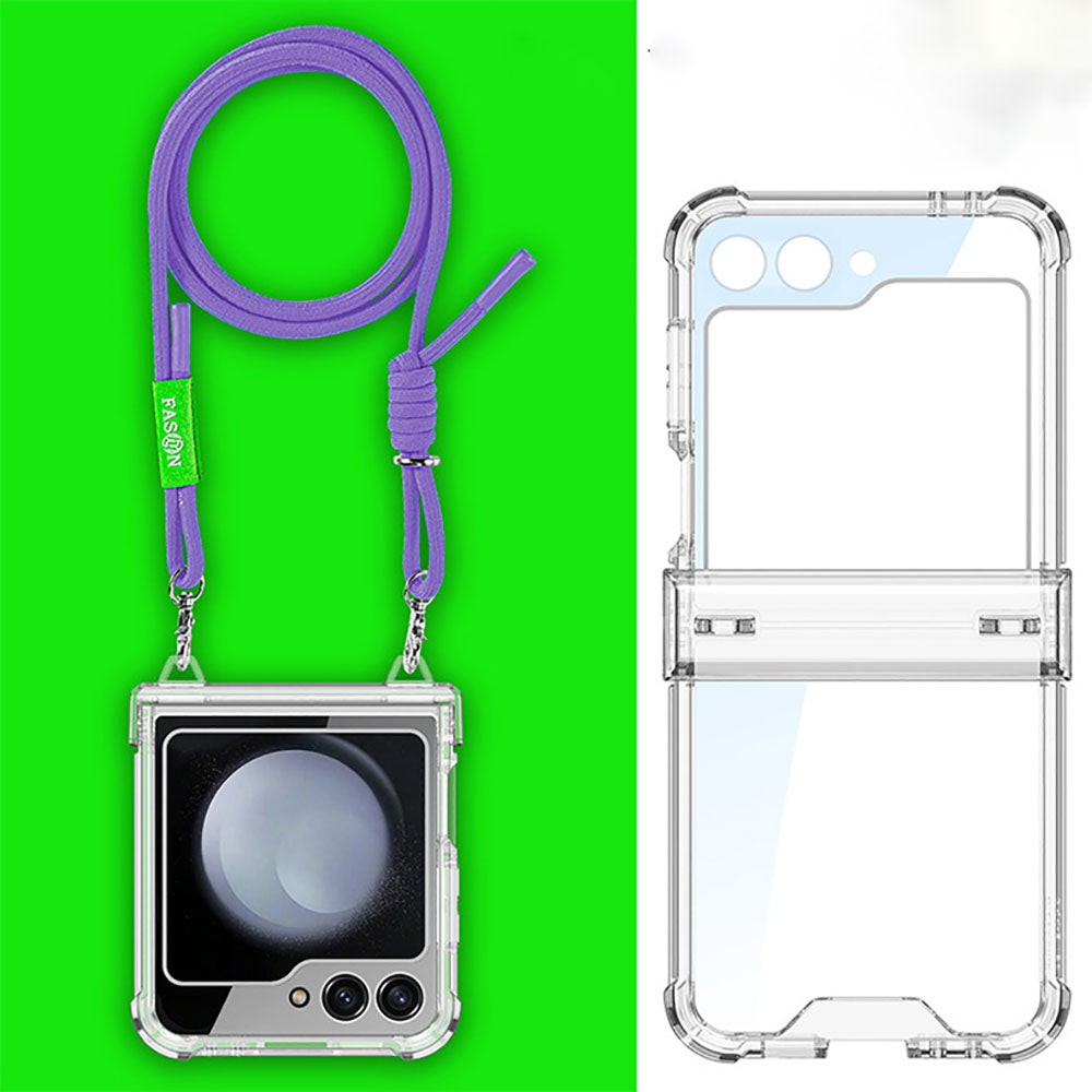 Transparent Airbag Protection Shoulder Bag Phone Case For Samsung Galaxy