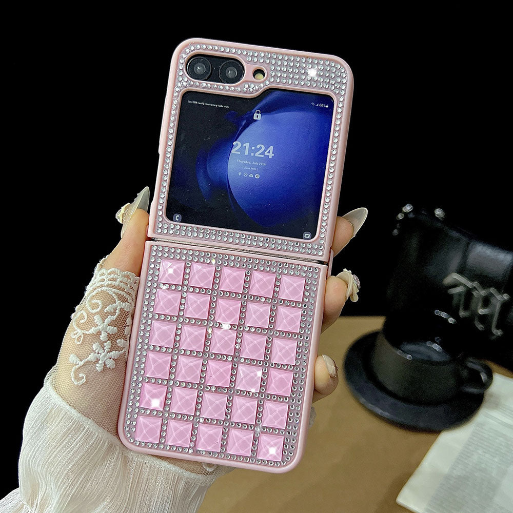 Shiny Diamond Cube Phone Case For Samsung Galaxy Z Flip