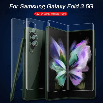 High-End Protective HD Hydrogel Film 4PCS - Samsung Galaxy Z Fold4 Fold3 5G - GiftJupiter