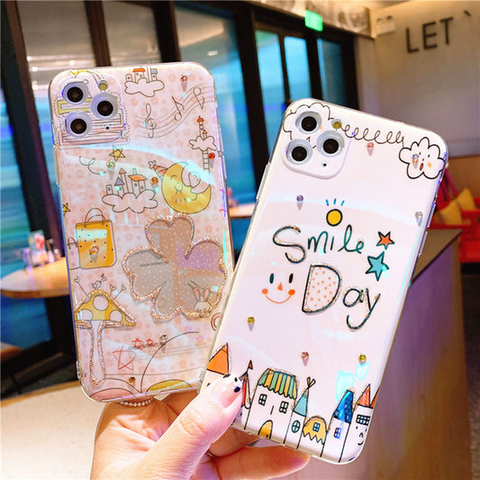 2021 New Lucky Pink Cartoon Epoxy Phone Case(🔥Buy 2 Only $36.99 Save 60% on this bundle!) - GiftJupiter