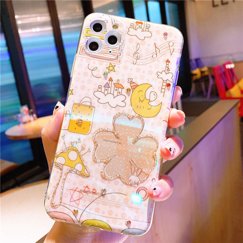 2021 New Lucky Pink Cartoon Epoxy Phone Case(🔥Buy 2 Only $36.99 Save 60% on this bundle!) - GiftJupiter