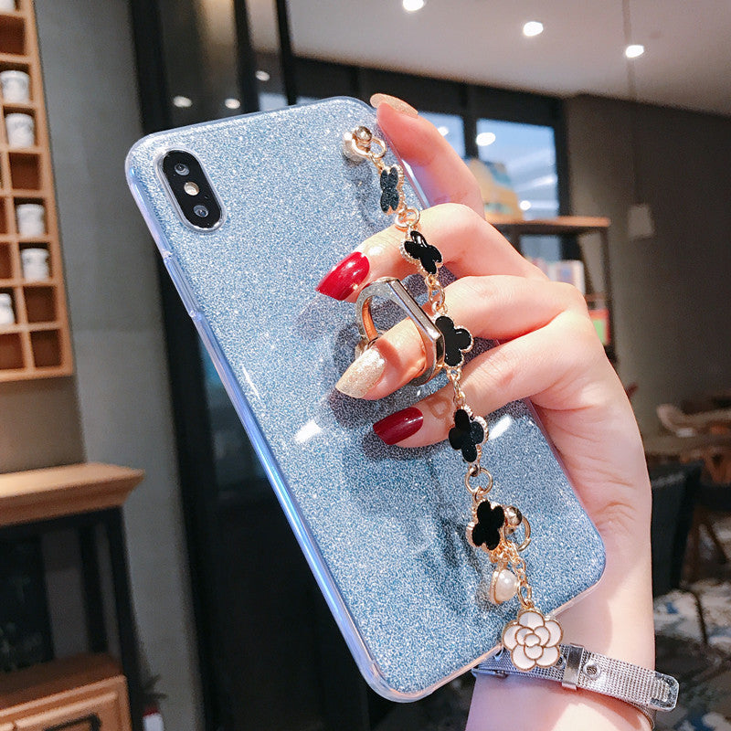 2021 New Flash Lucky Clover Bracelet Phone Case - GiftJupiter