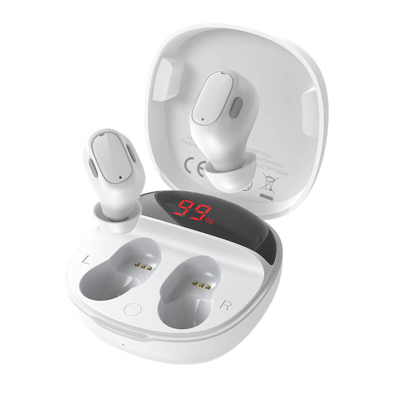 2021 New Baseus WM01 Plus Wireless Headphones TWS Bluetooth 5.0 Earphones Stereo Sports Waterproof Headsets with LED Digital Display - GiftJupiter