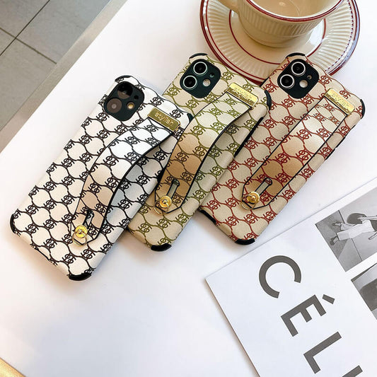 2021 New Classic Fashion Pattern Strap Phone Case For iPhone - GiftJupiter