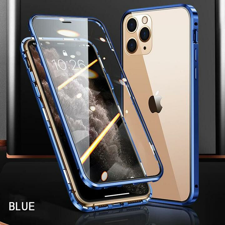 iPhone | 2020 Upgraded Two Side Tempered Glass Magnetic Adsorption Phone Case - GiftJupiter