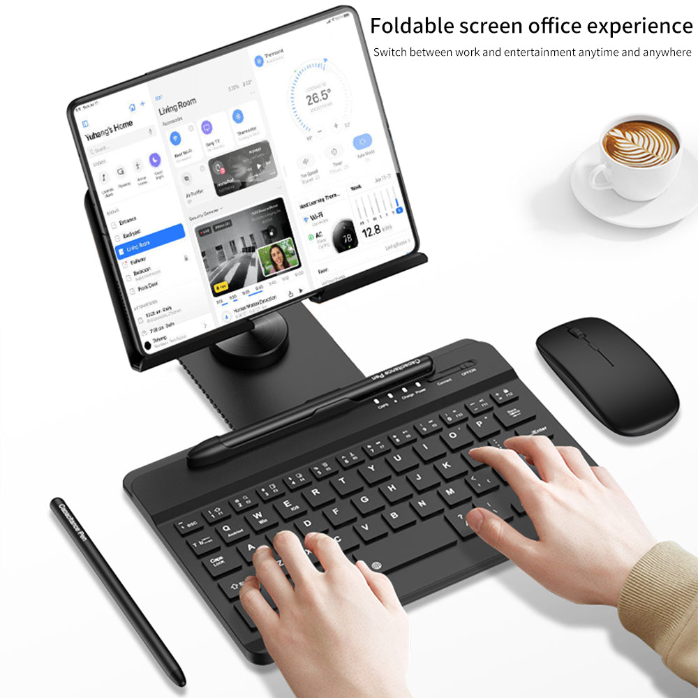 Newest Keyboard Office Bracket For iPad & Samsung Galaxy Z Fold4 Fold3 Fold2/1 5G With Stylus And Mouse